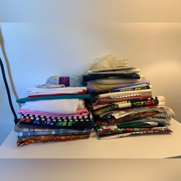 VTG LOT 13 Lb Fabric Quilting Crafts Country Patriotic Apron Concard Kessler - Picture 15 of 15